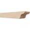 Ekena Millwork 6in. W x 4in. H x 24in. L Carmel Woodgrain TimberThane Rafter Tail, Primed Tan RFTUR06X04X24CARRCPR - alternate 1